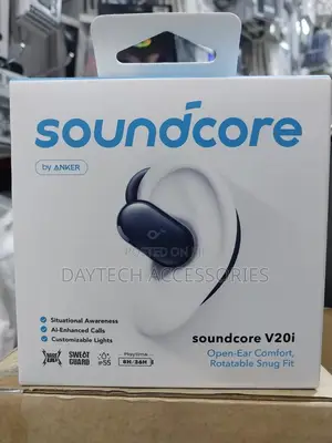 Soundcore V20i Open-Ear Headphones Adjustable Ear Hooks