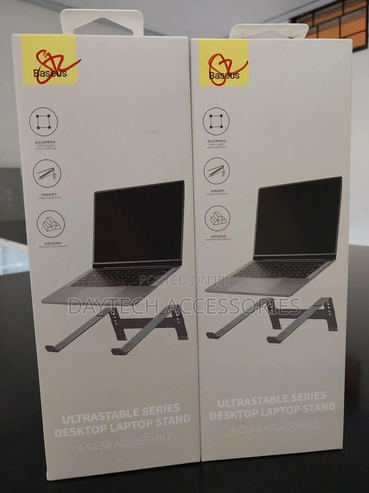 Baseus Laptop Stand (4-Gear Adjustable) Grey