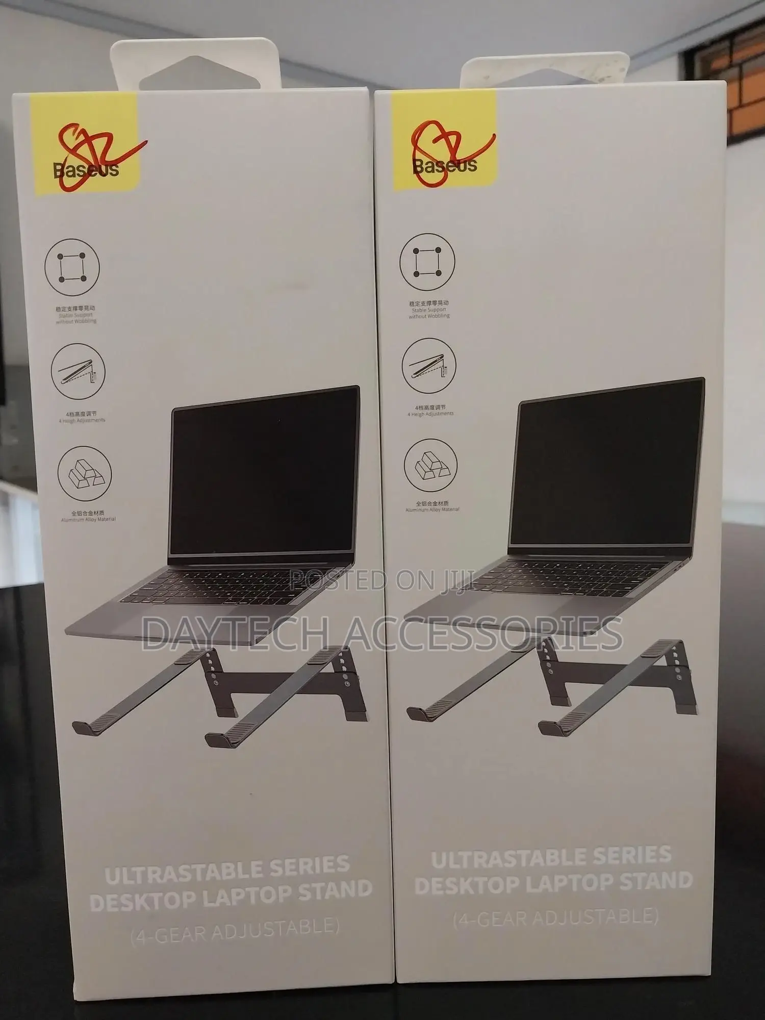 Baseus Laptop Stand (4-Gear Adjustable) Grey