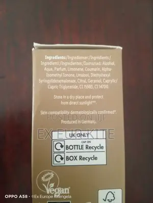 One Fragrance Eau De Parfum