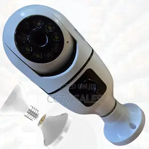 Dual Lens CCTV Camera V380, Bulb V380 PTZ Bulb Wi-Fi Camera