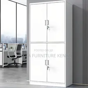Cabinets: Simple Style 4-Door Lockable Steel File Cabinet