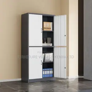 Cabinets:4-Door Secure File Cabinet – Steel Construction