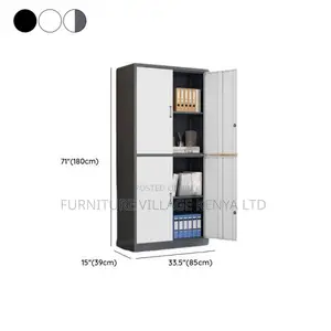 Cabinets:4-Door Secure File Cabinet – Steel Construction