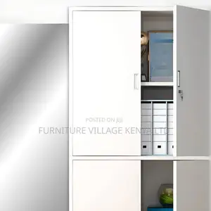 Cabinets:4-Door Secure File Cabinet – Steel Construction