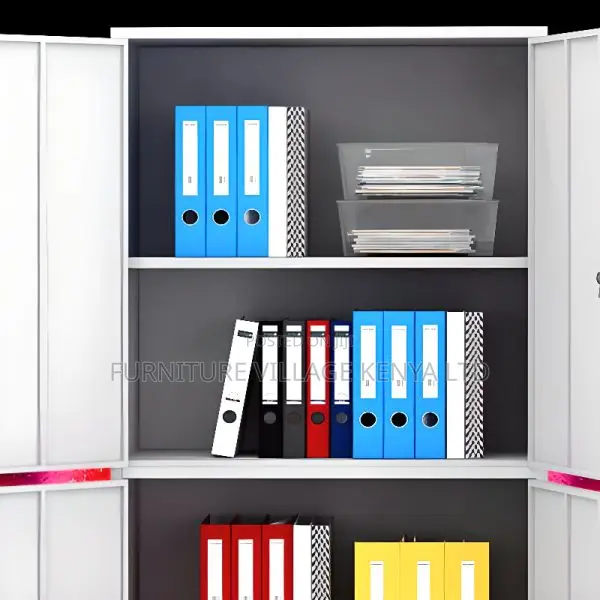 Cabinets:4-Door Secure File Cabinet – Steel Construction