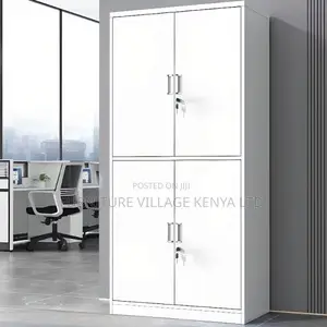 Cabinets:4-Door Secure File Cabinet – Steel Construction