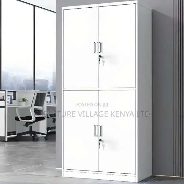Cabinets:4-Door Secure File Cabinet – Steel Construction