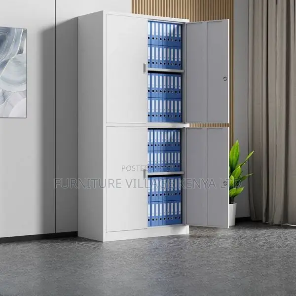 Cabinets:4-Door Secure File Cabinet – Steel Construction