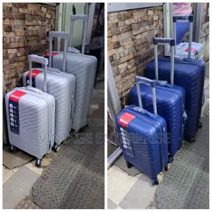 3 in 1 Unbreakable Rubber Suitcase