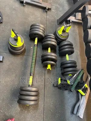40kg Dumbell, Barbell, Kettlebell Set