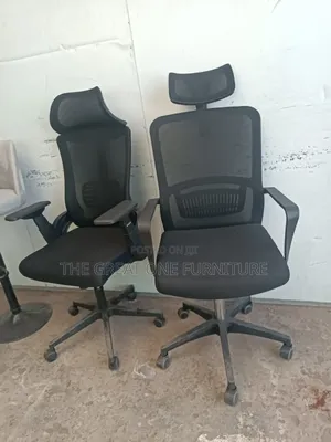 Swivel Modern High Back Office Chair With Headrest Gv6xk