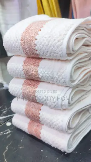 Red Striped Microfibre Hand Towels