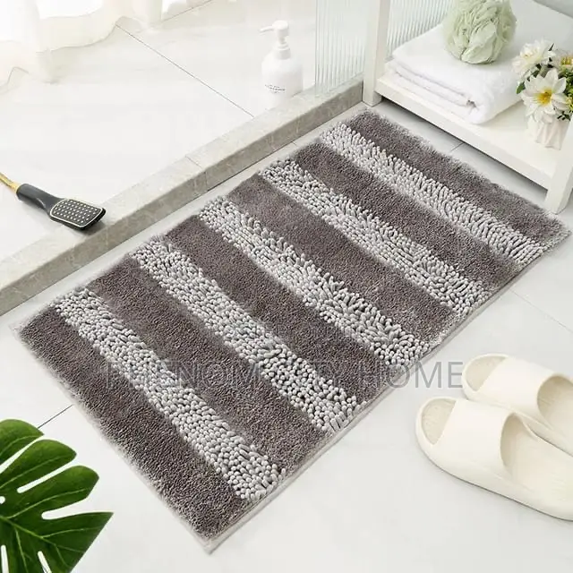 Fancy Shinny Chenille Bathroom Mats