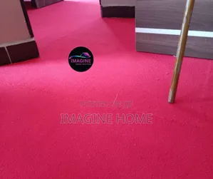 Red Floor Wall to Wall Carpet