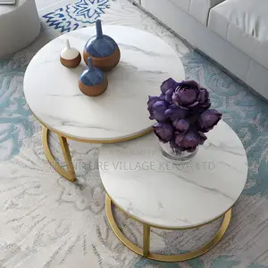 Coffee Table: Office Urbanslate Circular Coffee Table