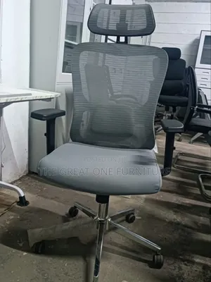 Swivel Gray Adjustable Office Chair Tf4es