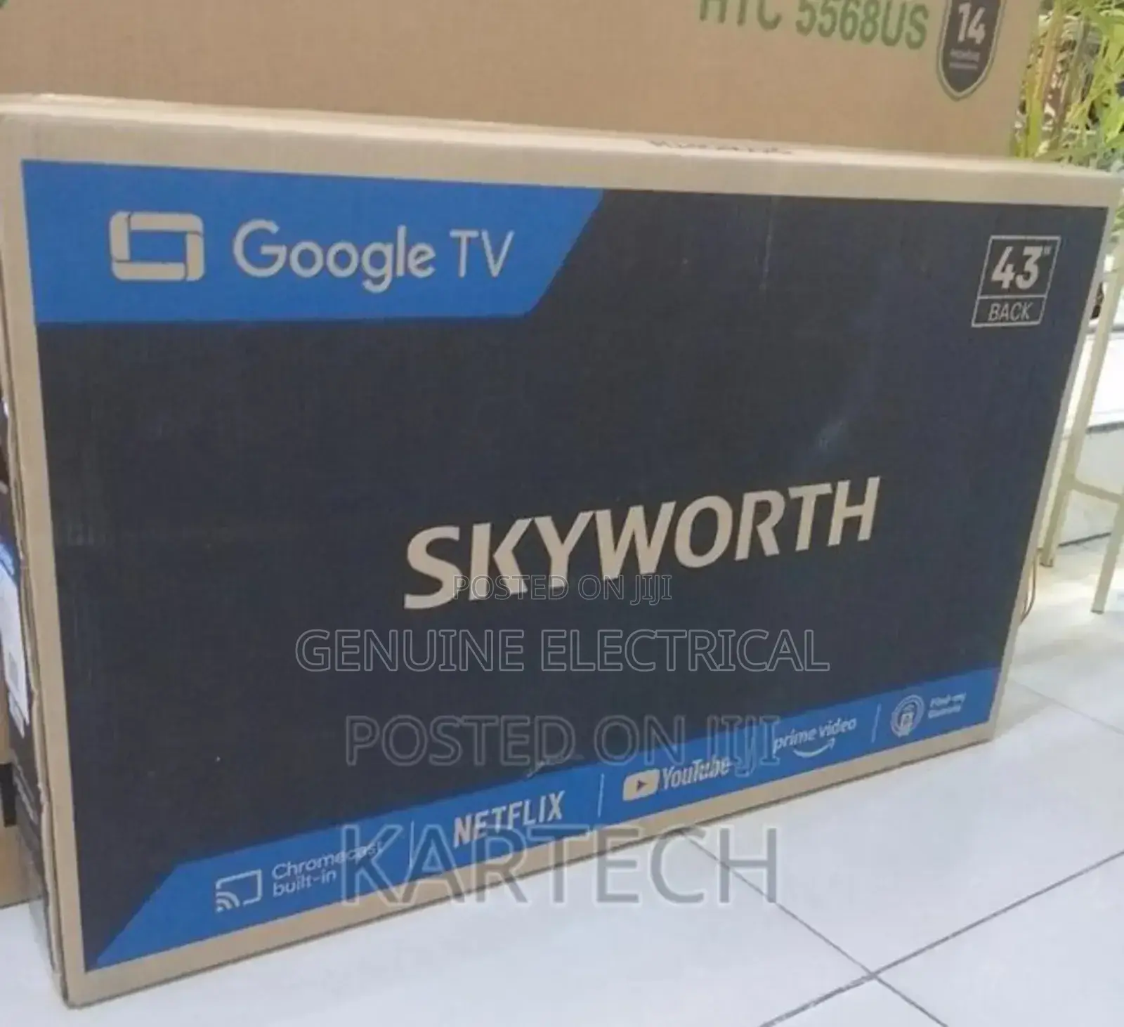 Skyworth 43" Smart Android Frameless Tv