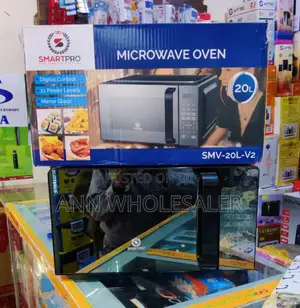 Mirror Glass 20litres Smartpro Microwave Digital