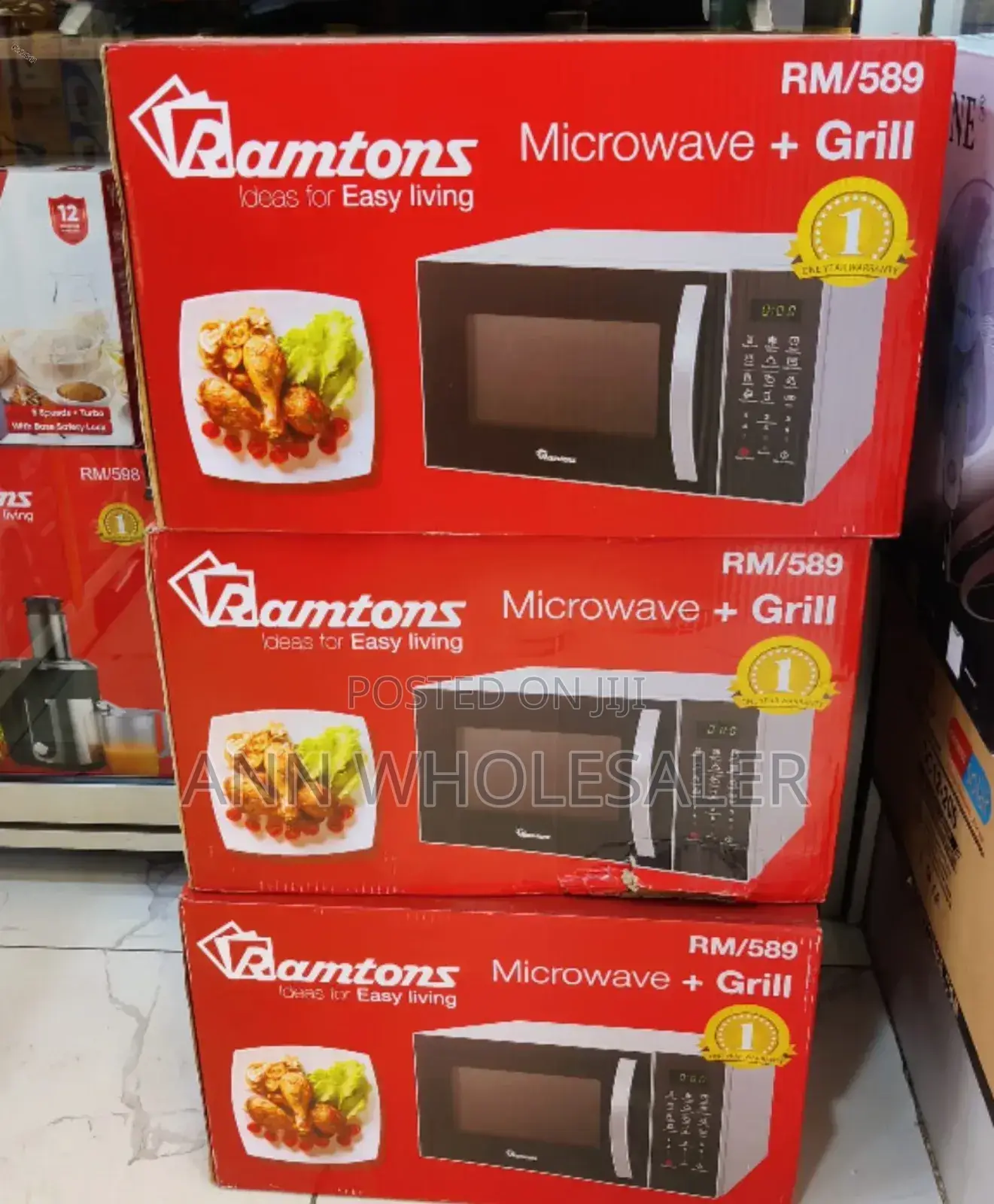 Silver Microwave+ Grill 23 Litres Digital