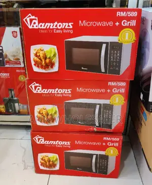 1 Year Warranty Ramtoms 23l Microwave+Grill