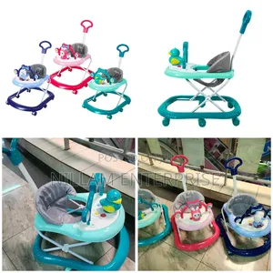 Foldable Baby Walker With Wheels, Music and Toys