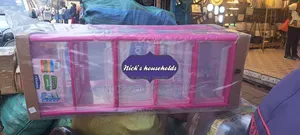 Pink 5 Stack Plastic Drawer %%#At Plastic Drawer