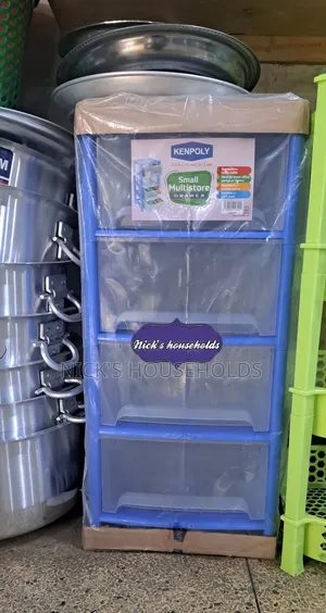 Four Racks Plastic Drawer