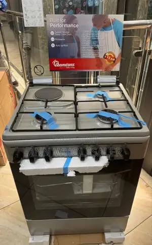 Silver 3+1 Ramtoms Gas Cooker /Ramtons 3g+1e 60x55 - Rc/706