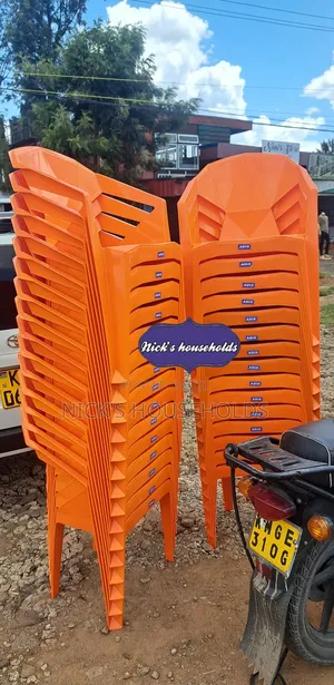Orange Adix Plastic Chairs