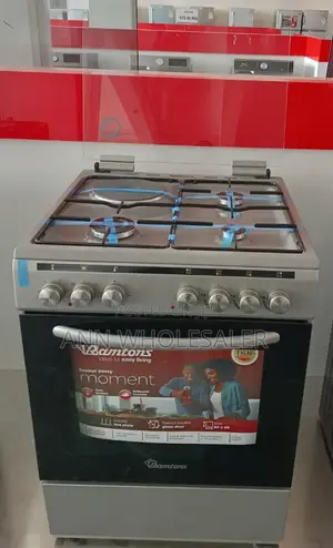 Ramtons 60 by 60 Free Standing Cooker / Auto- Ignition/ E,0
