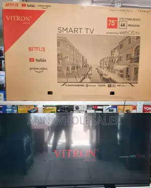 Good Working *Vitron 75" Smart Webos / Tv/75