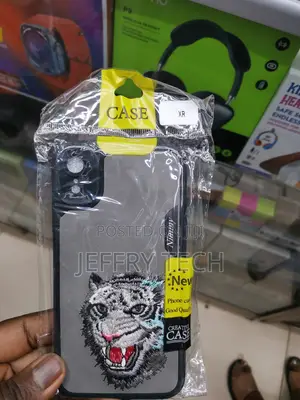 Nimmy 3d Thread Embroidery Wolf Design Case for iPhone Xr