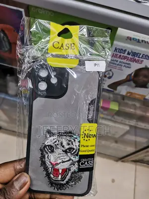 Nimmy 3d Embroidery Wolf Back Case for iPhone 11