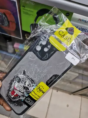 Nimmy 3d Embroidery Wolf Back Case for iPhone 11