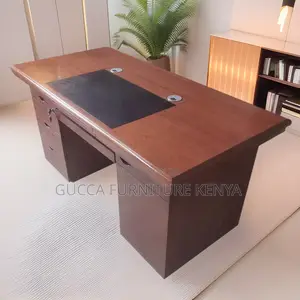 Office Tables:1200mm Solid Red Wood Executive Desk