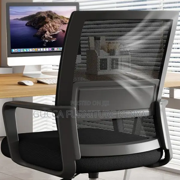 Office Chair: Solid Mesh Back Dynamic Support Office Chair