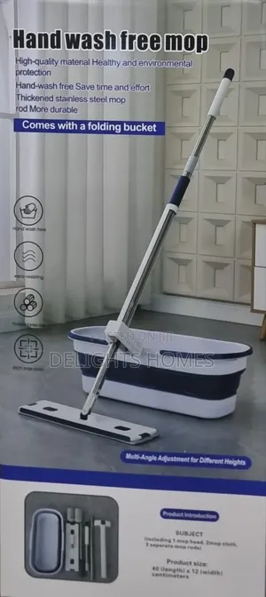 Bucket Mop Household Flat Mops-Z