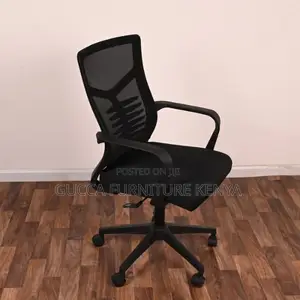 Office Chairs: Mid Back Orthopedic Office Mesh Swivel Chair