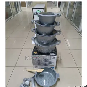 _Bosch 11pc Cookware With Silicone Lid Covers*_coloured Grey