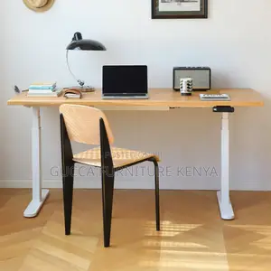 Office Tables:1600mm Elevating Desk With T-Metal Structure