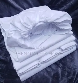 Quality Fitted Stripped Cotton Bedsheets Available