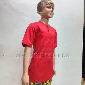 Readymade Boys Red African Shirts