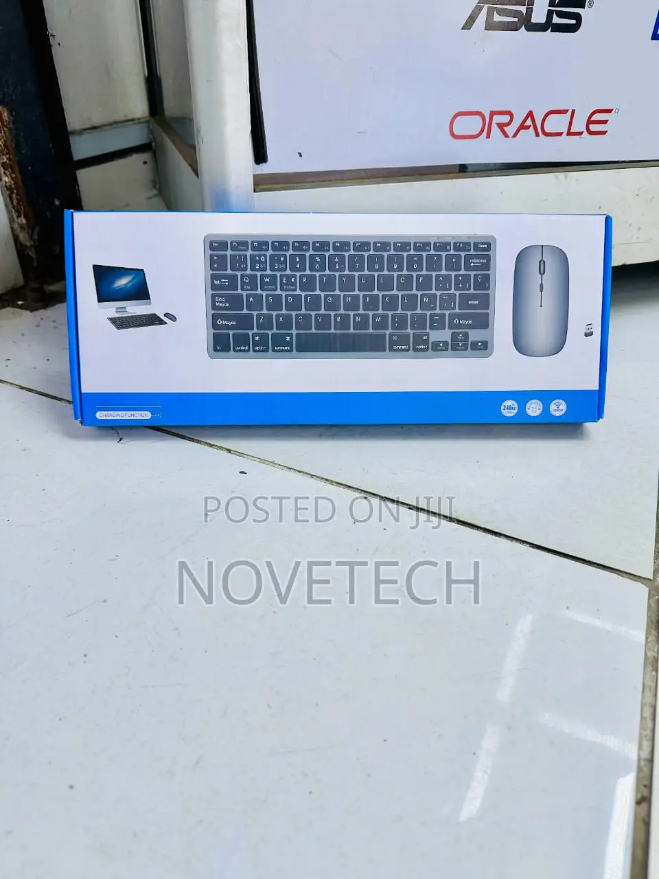 Rechargeable Wireless Keyboard and Mouse Combo