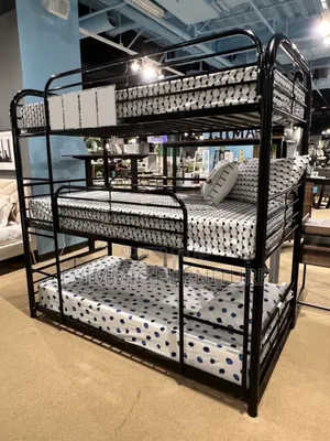 Full Over Full Trio Metal Bunk Bed