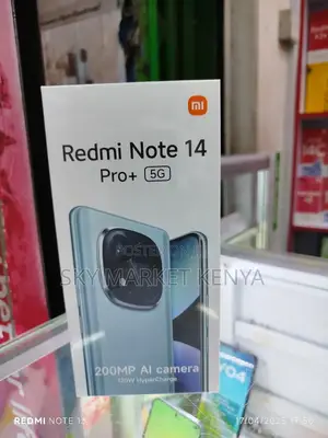 New Xiaomi Redmi Note 14 Pro+ 5G 256 GB Black