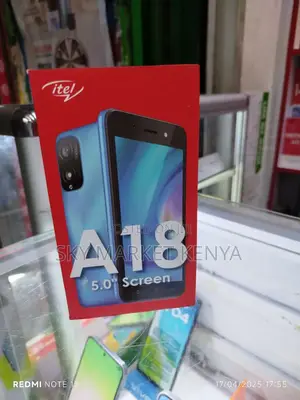 New Itel A18 32 GB Black