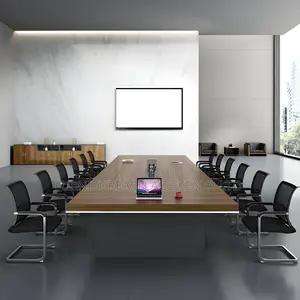 Office Table: Execwood 3-Meter Long Meeting Office Table