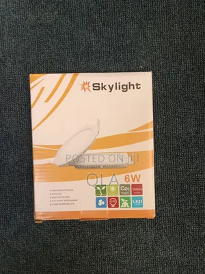 6w, Recessed Panel Light Daylight and Warm White