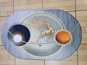 Oval Marble Antislip Bathroom Mats Available